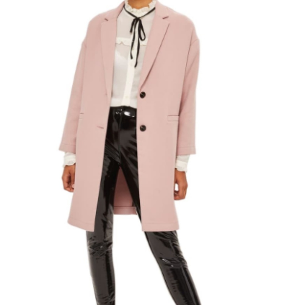 Topshop Size S Twill Ponte Topcoat